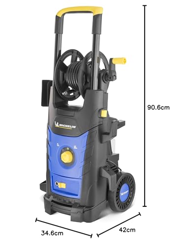 Michelin Hidrolimpiadora de Alta Presión MPX25EHDS con Sistema de Doble Velocidad (2500 W, 170 Bar, 500 l/h)