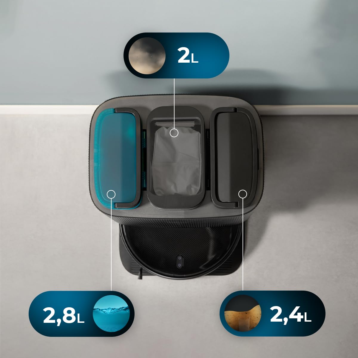 Cecotec Conga 11090 Robot Aspirador con Estación Automática Home&Wash – Autolimpieza y Vaciado, Limpieza Inteligente