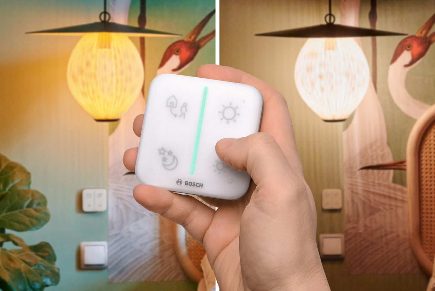 Bosch Smart Home Interruptor Universal II – Control de Dispositivos Inteligentes, Compatible con 4 Botones