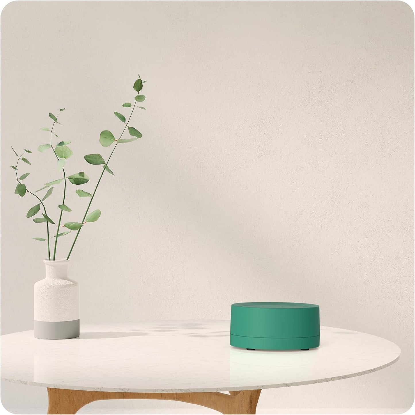 Radoff Now Medidor Calidad Aire - Detector CO2, COV, PM | Sensor Temperatura, Humedad, Presión | Compatible Alexa | Accesorios Smart Home Wifi