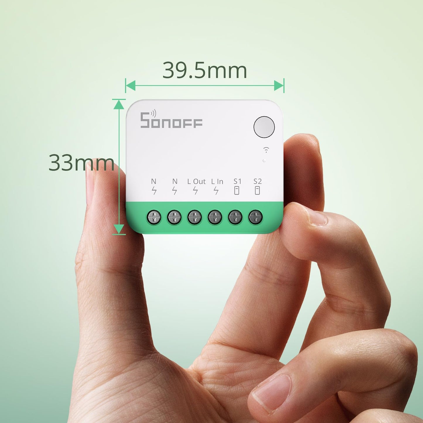 SONOFF Matter Interruptor WiFi Inteligente – Rele DIY Compatible con Apple Home, Alexa y Google Home – Requiere Cable Neutro