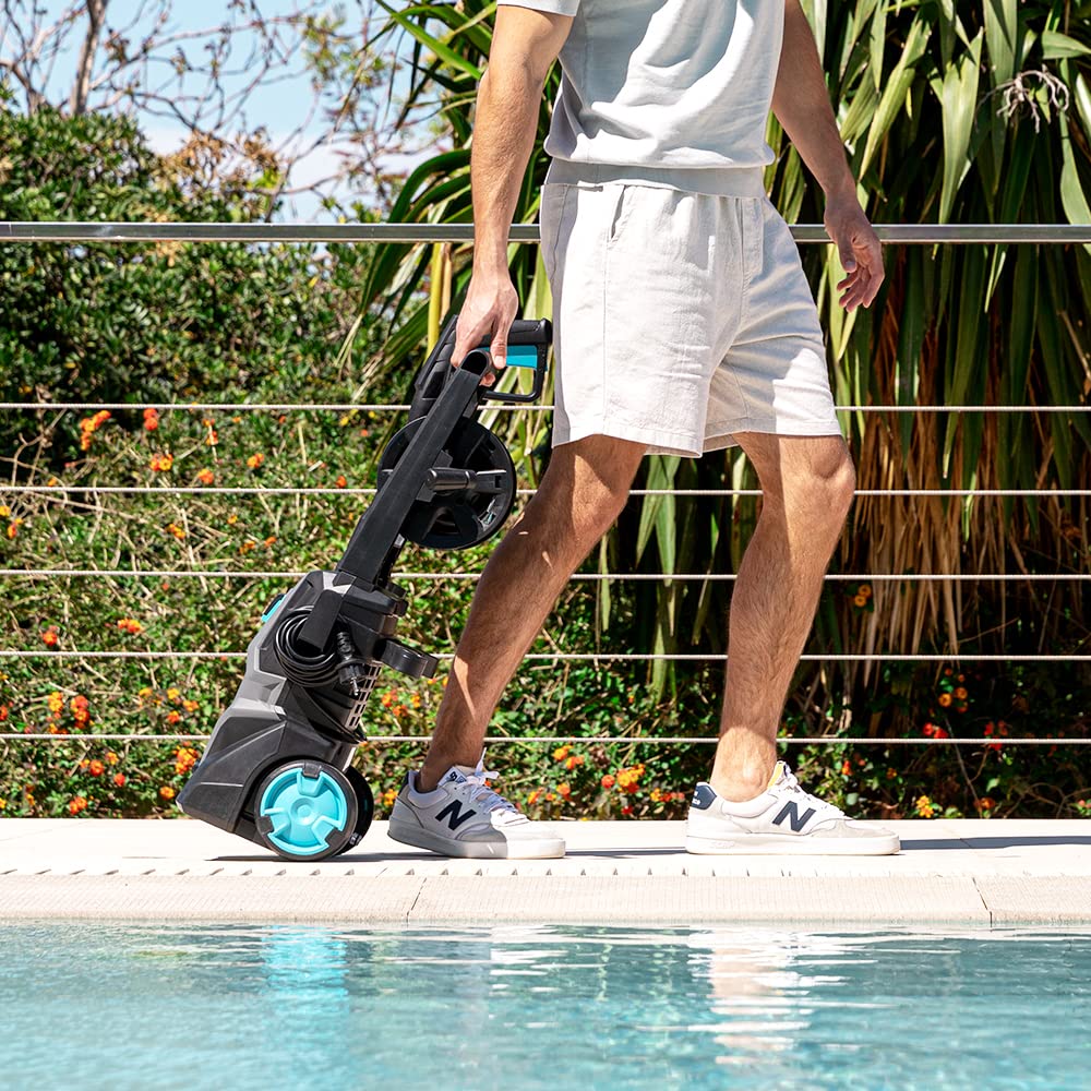 Cecotec Hidrolimpiadora Alta Presión HydroBoost 2000 Car&Garden Pro, 2000W, 150 Bares, 450 l/h, Bomba Aluminio, Radio Acción 14m - Para Hogar, Jardín y Coche
