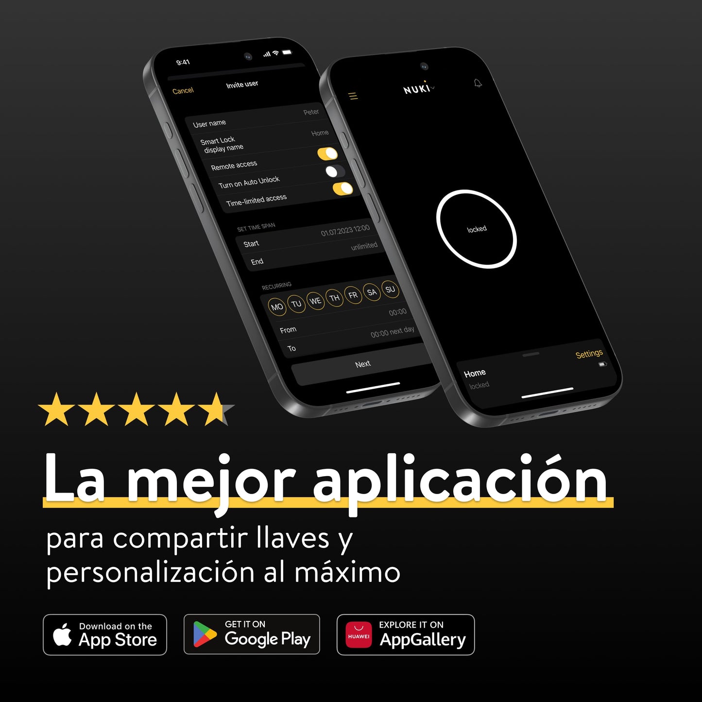 Nuki Smart Lock Ultra – Cerradura Electrónica con Bluetooth, WiFi & Matter | Control Remoto y 3 Modos de Bloqueo | Integración Inteligente en tu Smart Home