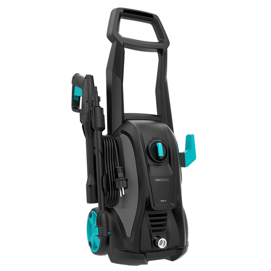 Cecotec Hidrolimpiadora Hydroboost 1500 Easy Move, 1500 W, Caudal Máximo 468 l/h, Bomba de Aluminio, Presión Máxima 120 Bares, Radio de Acción +11 m, Boquilla Turbo y Boquilla Ajustable